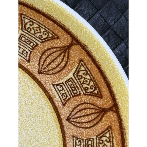 4 Vintage TAYLOR SMITH And TAYLOR Soup Bowls In The Honey Gold Pattern USA Onion - Picture 3 of 9